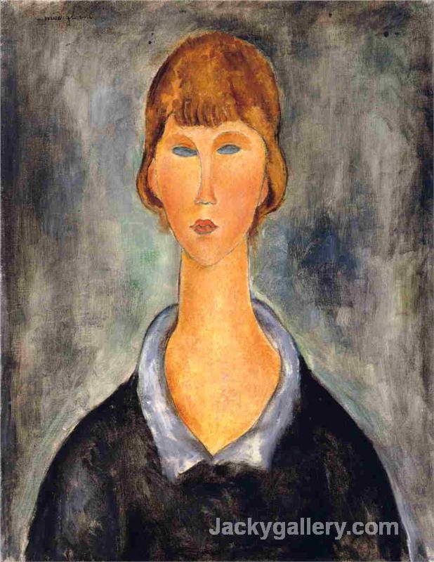 Portrait of a Young Woman II by Amedeo Modigliani paintings reproduction